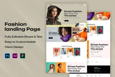 时尚登陆页面模板