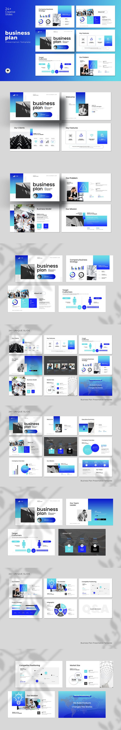 商业计划主题演讲模板