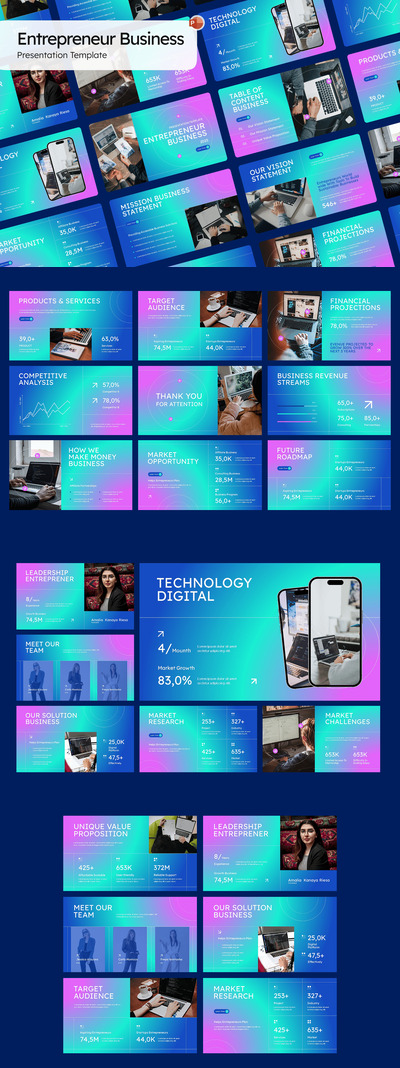 企业家商业 PowerPoint