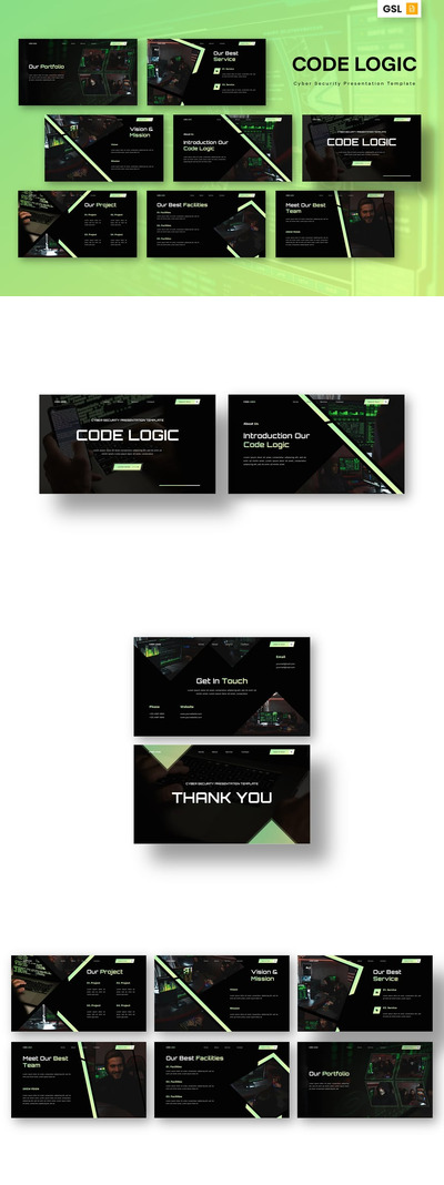 代码逻辑 – 网络安全 Google 幻灯片