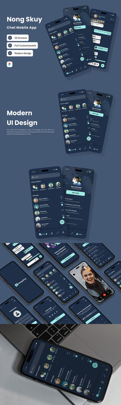 Nong Skuy – 聊天移动应用