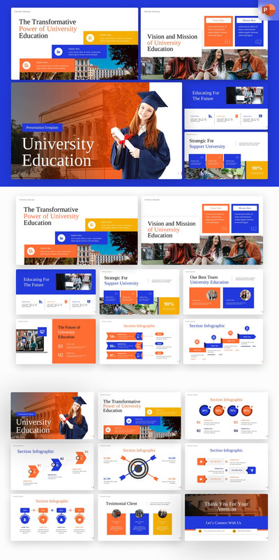 大学教育 – PowerPoint 模板