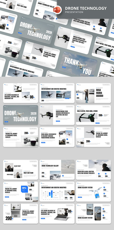 无人机技术 PowerPoint