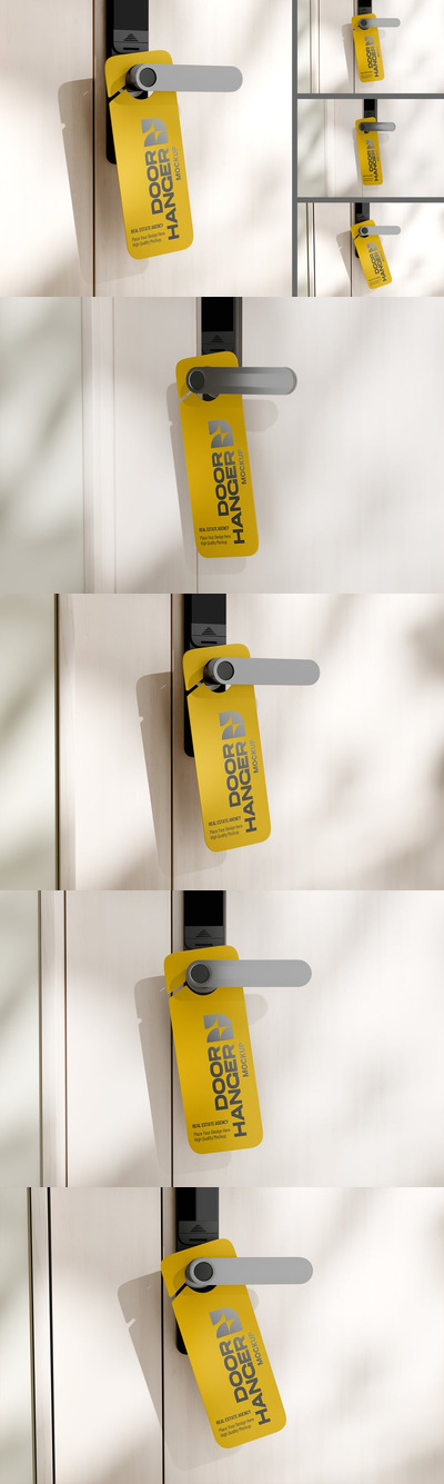 逼真的门衣架模型