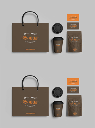 咖啡包装模型
