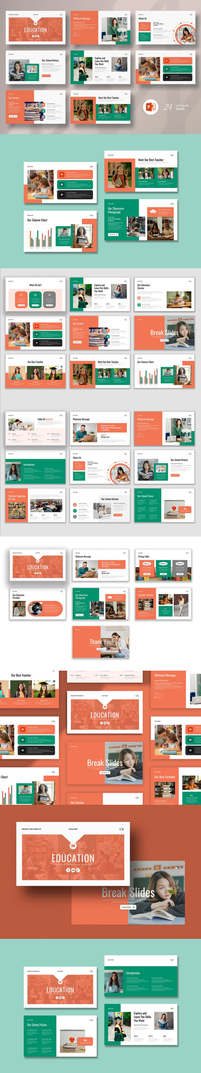 教育演示PowerPoint模板