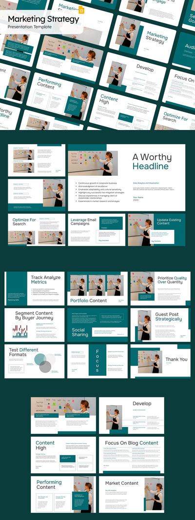 营销策略 Google 幻灯片