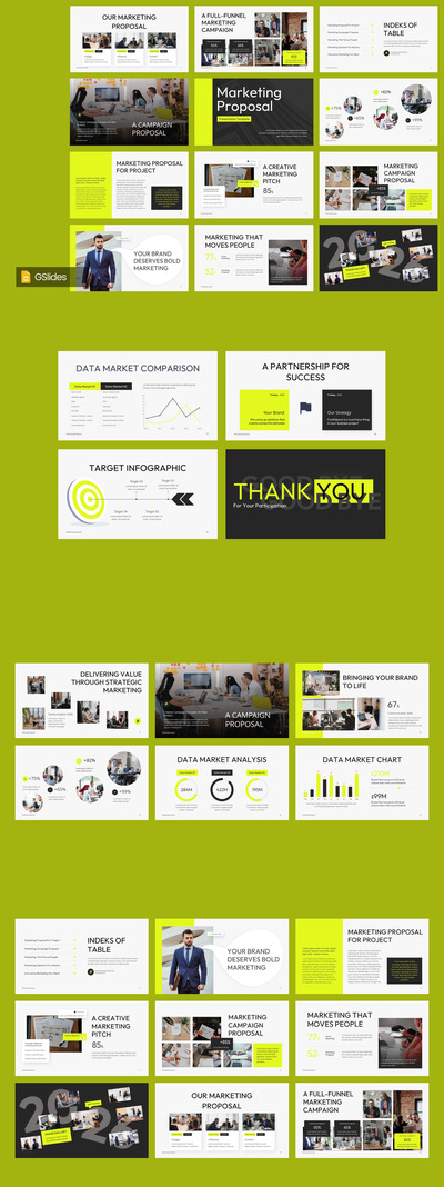 营销提案 Google 幻灯片