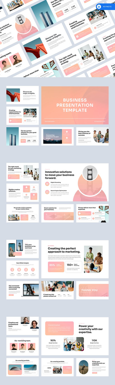 商业主题演讲模板