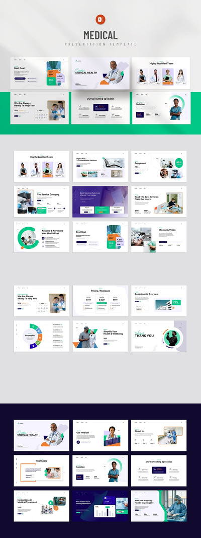 医疗 PowerPoint 演示文稿