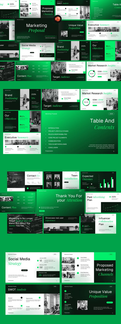 执行营销提案 PowerPoint