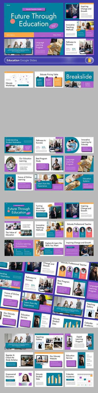 Educaty – 教育 Google 幻灯片
