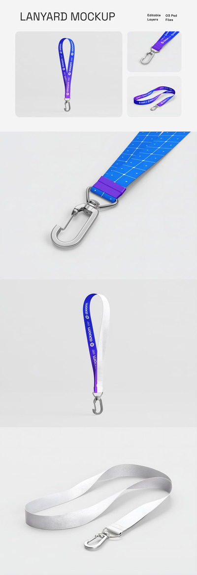 挂绳身份证夹样机套装