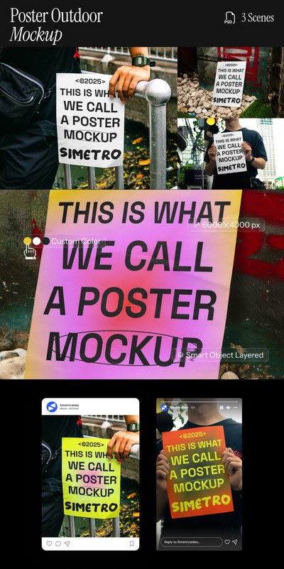 海报户外模型 – VOL