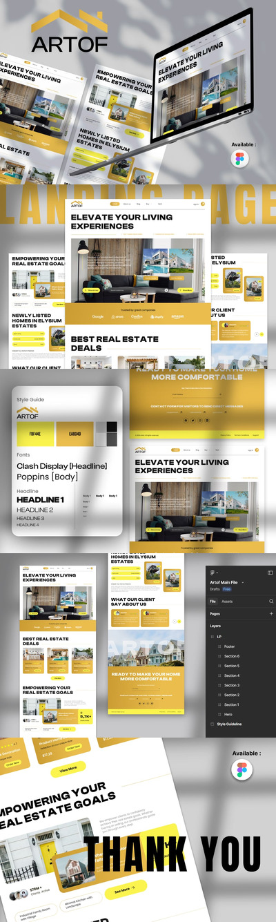 Artof – 房地产登陆页面