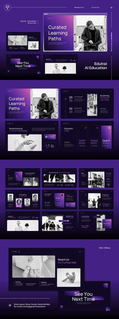 人工智能教育主题演讲模板