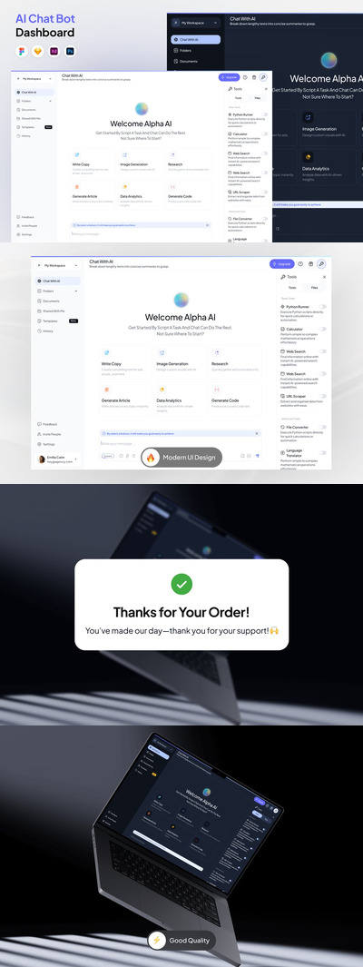 AI聊天机器人仪表板