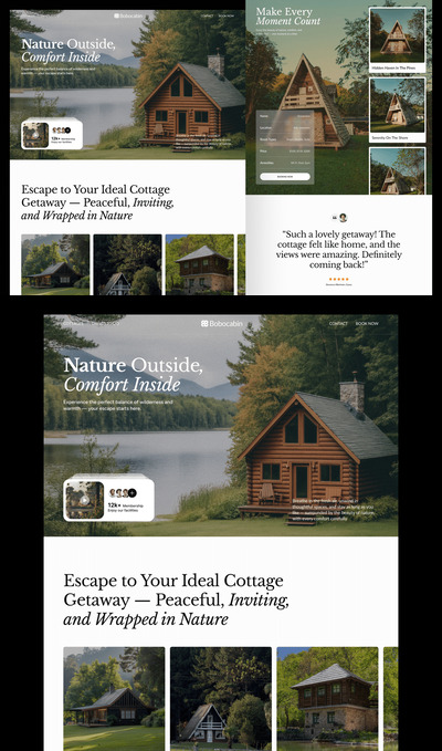 Bobocabin – 自然小屋网站