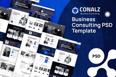 Conalz-商业咨询PSD模板