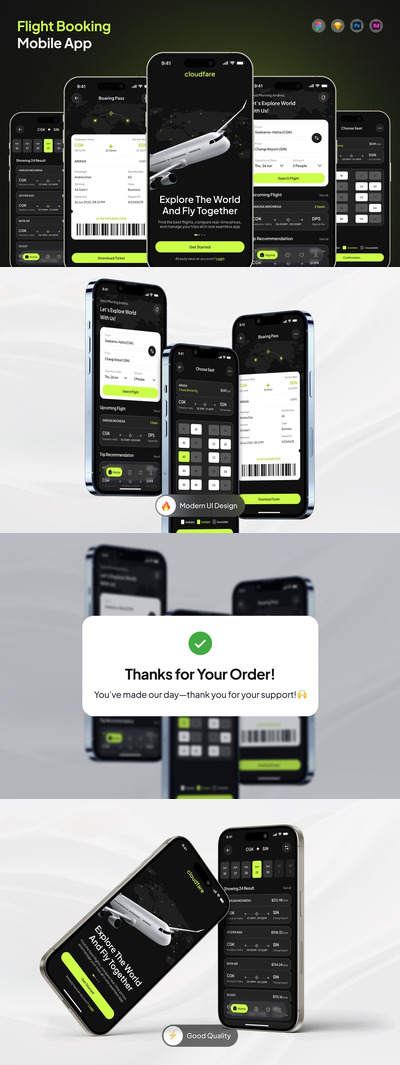 航班预订移动应用程序