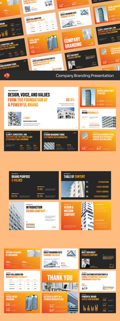 公司品牌 PowerPoint