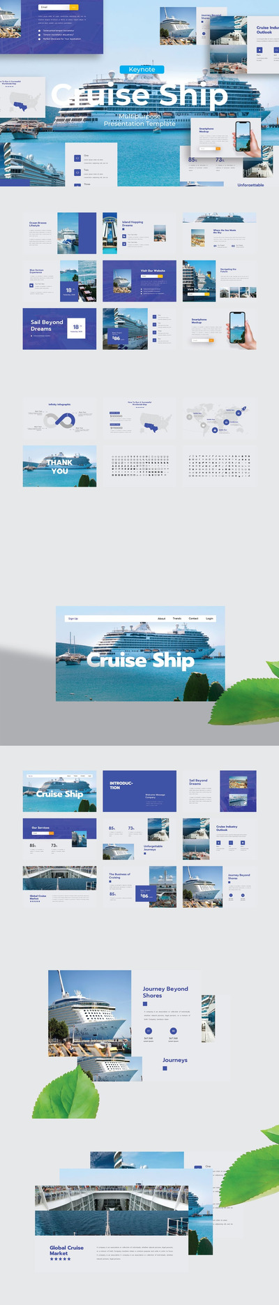 游轮 – Keynote 模板
