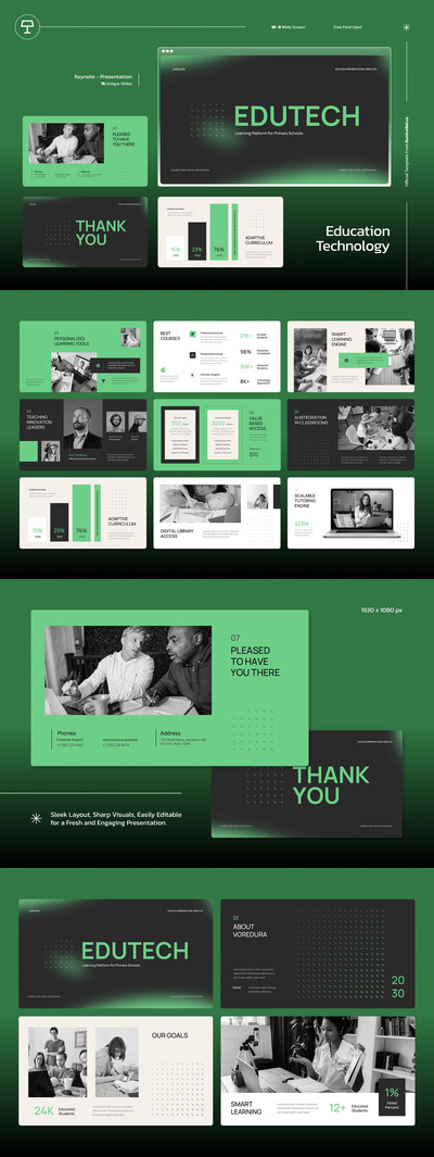 教育科技主题演讲模板