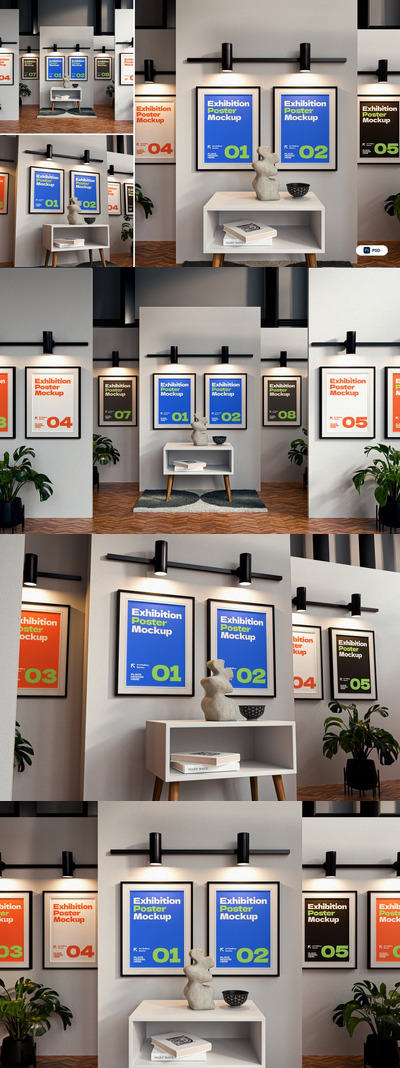 展览海报模型