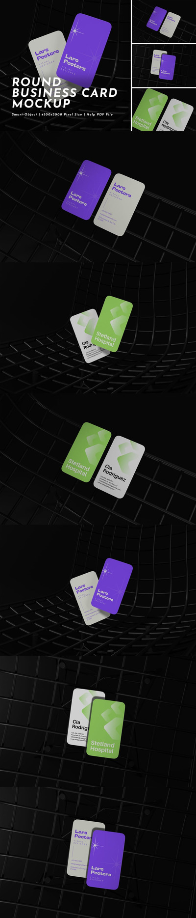 圆形名片 ver.3 – 模型