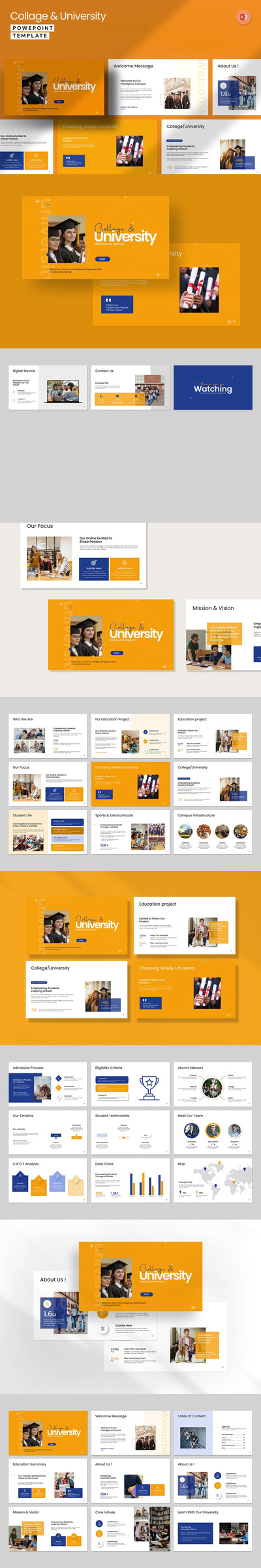 学院和大学的PowerPoint模板