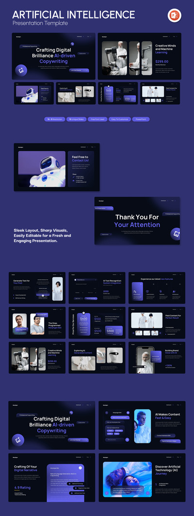人工智能PowerPoint模板