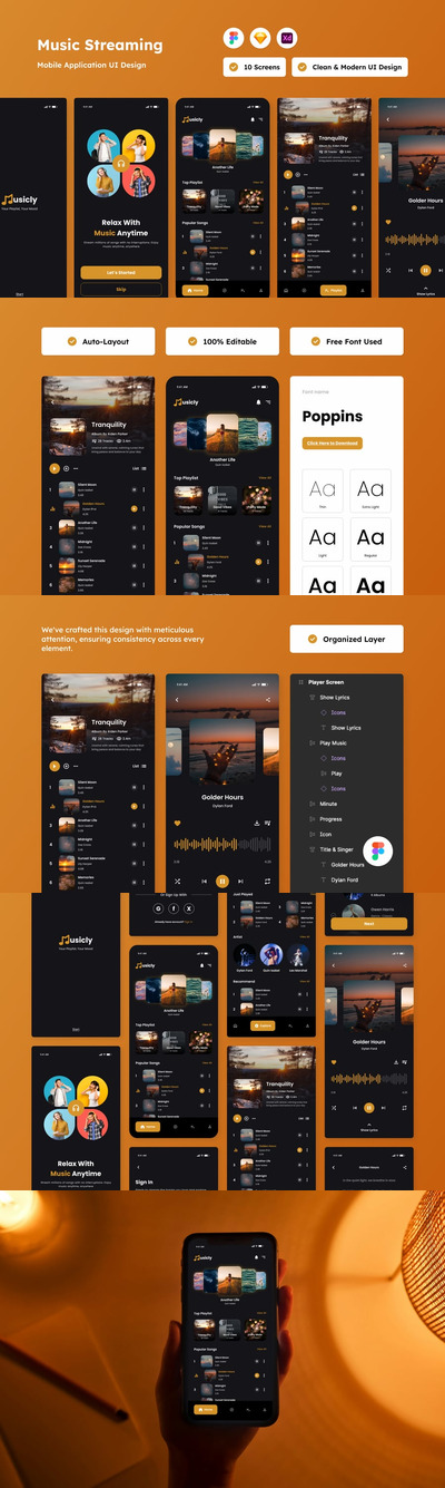 Musicly – 音乐流媒体移动应用