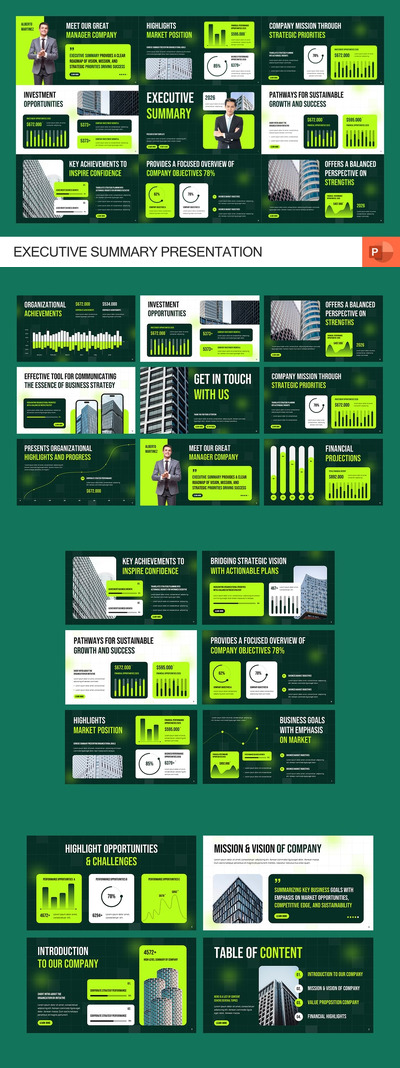 执行摘要 PowerPoint
