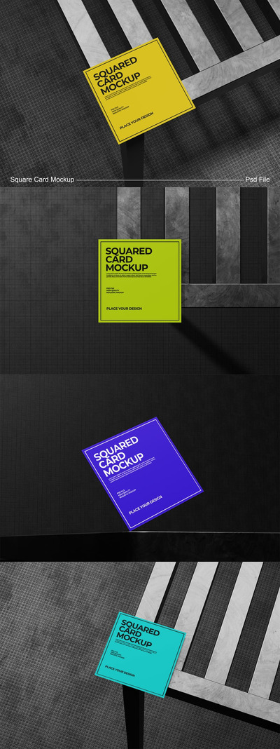 方形卡片模型