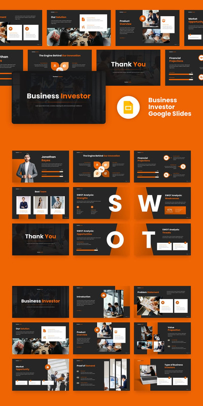 商业投资者 Google 幻灯片