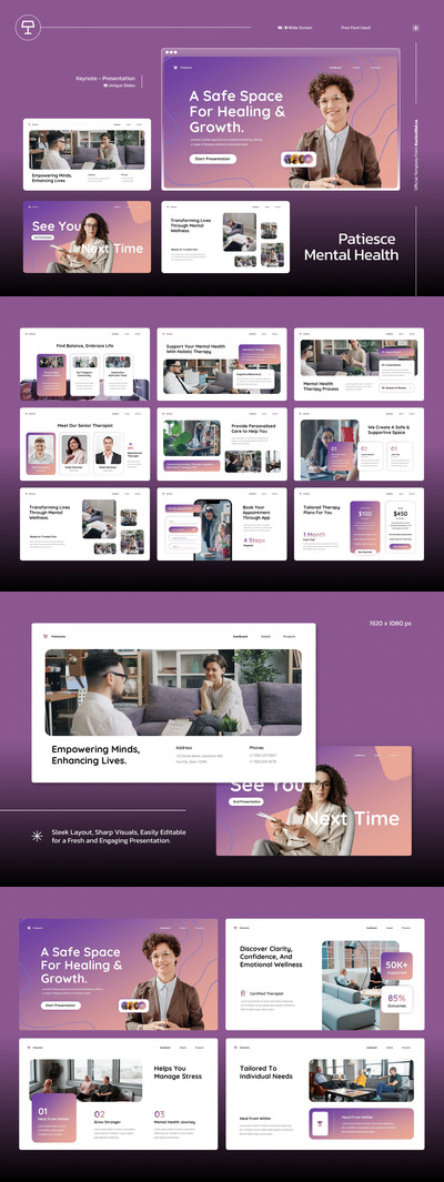 心理健康主题演讲模板