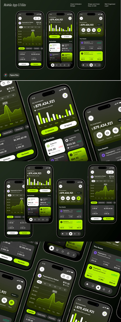 AllyFlow – 投资应用程序移动 UI 套件