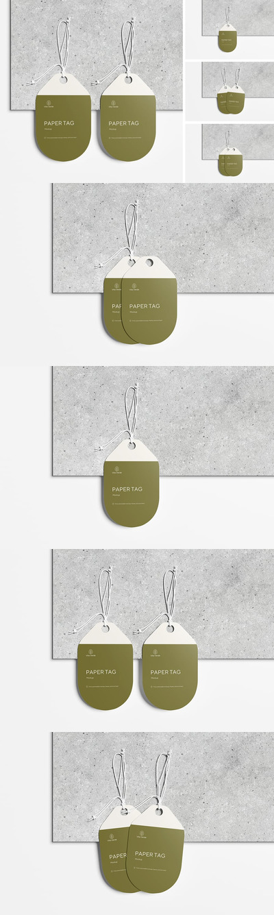 纸质标签模型