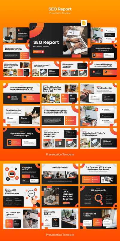 SEO报告Google幻灯片