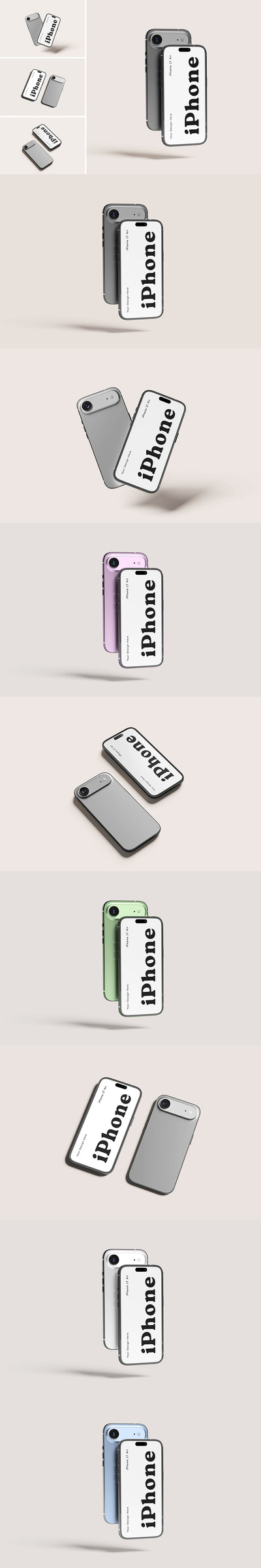 iPhone 17 Air 模型