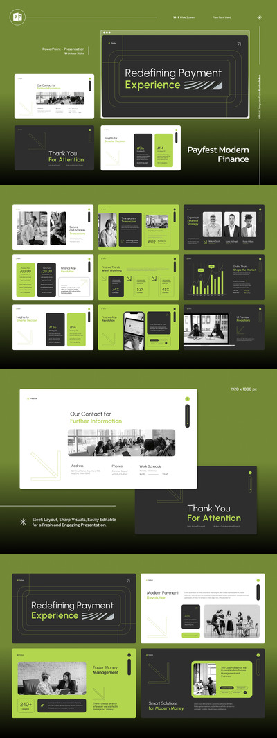 现代金融 PowerPoint 模板