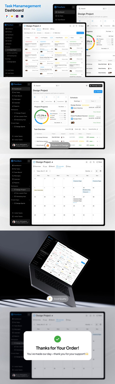 任务管理仪表板