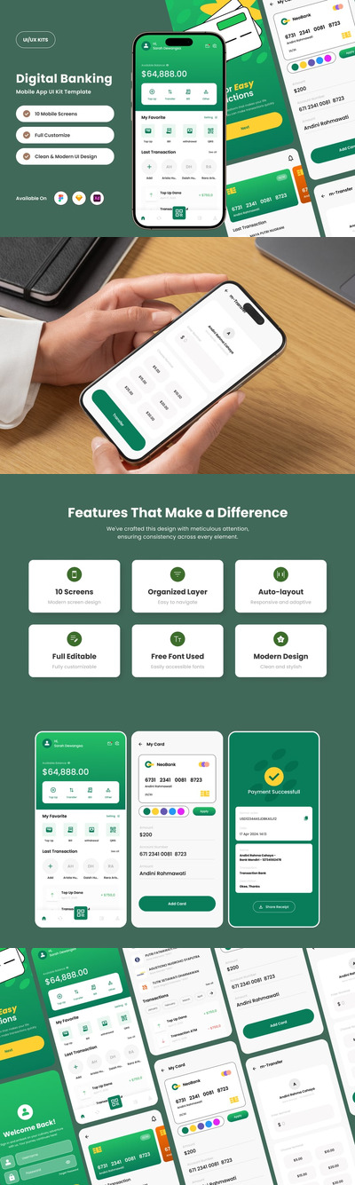 NeoBank – 下一代数字银行应用程序 UI 套件