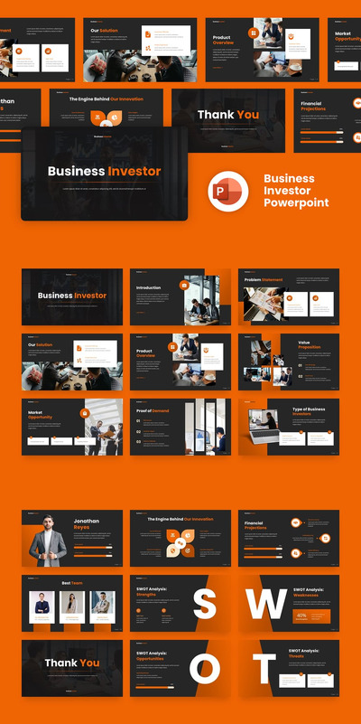 商业投资者 PowerPoint