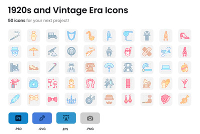 20 世纪 20 年代和复古时代的标志