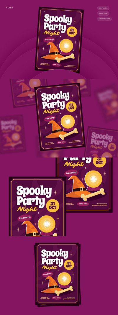 恐怖派对 – 传单