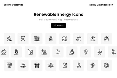 可再生能源图标