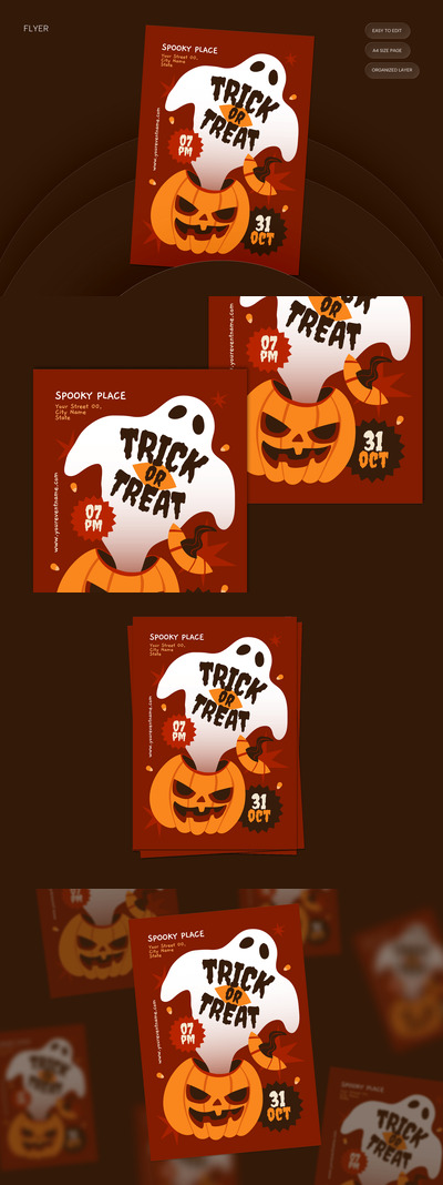 不给糖就捣蛋——传单