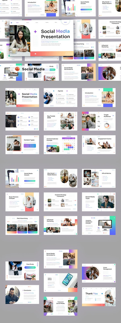 社交媒体 – PowerPoint