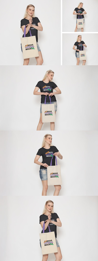 手提袋和T恤样机